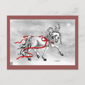 Christmas Snowbells Design Holiday Postcard