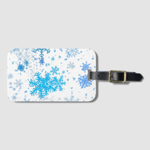 Christmas Snowfall Luggage Tag