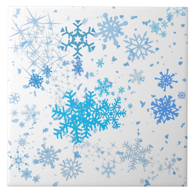 Christmas Snowfall Tile (Front)