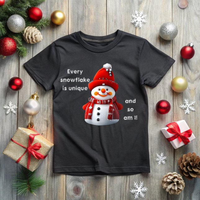 Christmas snowflake baby T-Shirt (Creator Uploaded)
