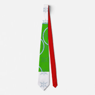 Christmas Snowflake Cheer Neck Tie
