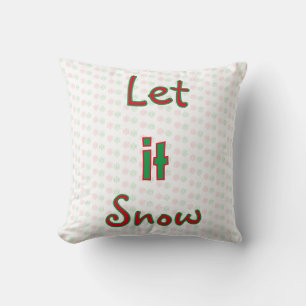 Christmas snowflake cushion