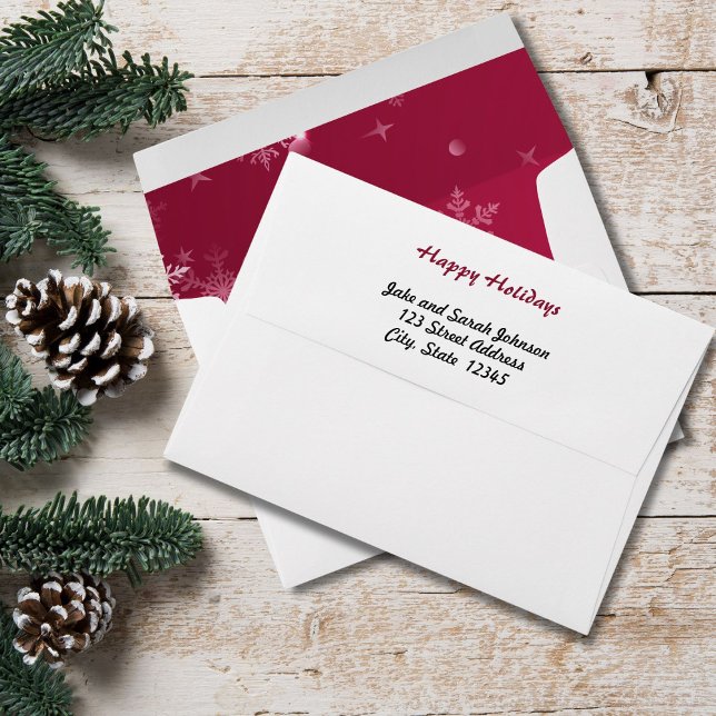 Christmas Snowflake Envelope (Creator Uploaded)