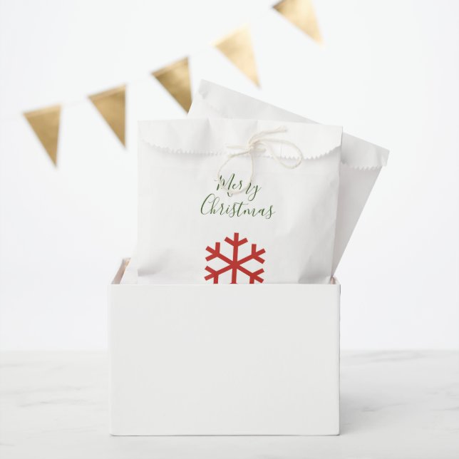 Christmas Snowflake Favour Bag (Party)