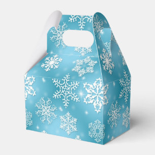 Christmas Snowflake Holiday gable favour box