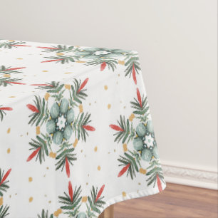Christmas Snowflake Holiday Home Decor Tablecloth