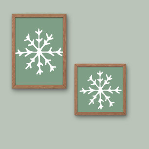  Christmas snowflake Poster