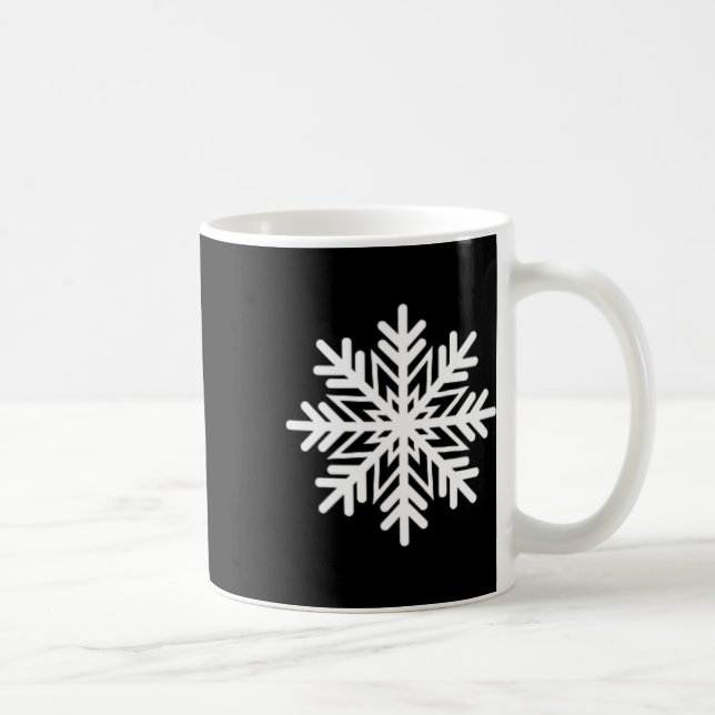 Christmas Snowflake Shirt Christmas Holiday  Coffee Mug (Right)