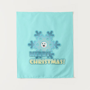 Christmas snowflake tapestry