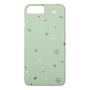 Christmas Snowflakes and stars iPhone 8 Plus/7 Plus Case