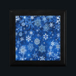 Christmas Snowflakes Blue and Silver Gift Box<br><div class="desc">You are viewing The Lee Hiller Photography Art and Designs Collection of Home and Office Decor,  Apparel,  Gifts and Collectibles. The Designs include Lee Hiller Photography and Mixed Media Digital Art Collection. You can view her Nature photography at http://HikeOurPlanet.com/ and follow her hiking blog within Hot Springs National Park.</div>