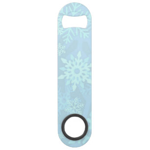 Christmas Snowflakes Bottle Opener