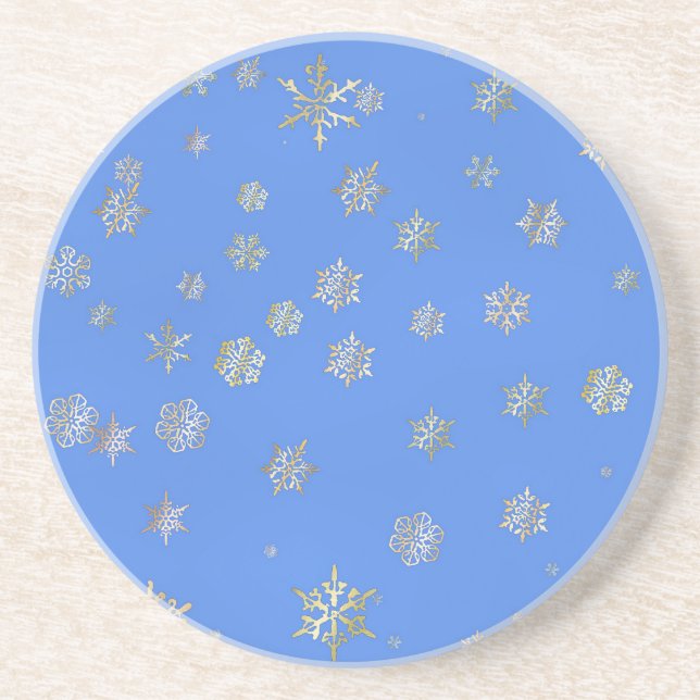 CHRISTMAS SNOWFLAKES COASTER (Front)
