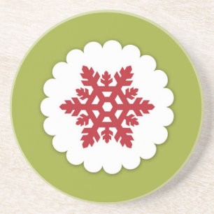 Christmas Snowflakes Coaster