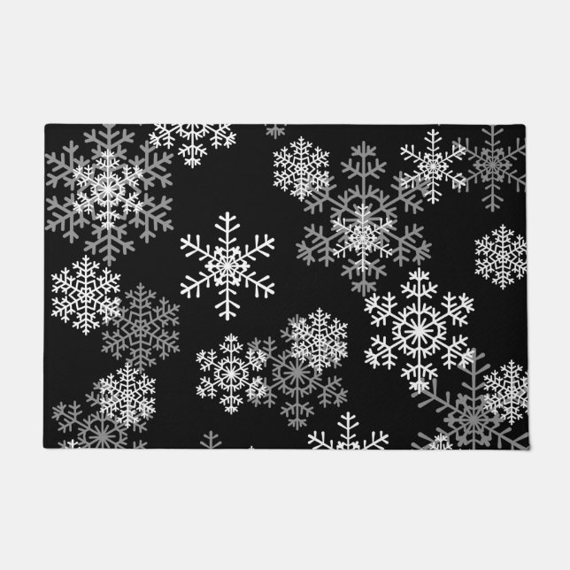 Christmas Snowflakes Doormat (Front)
