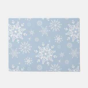 Christmas Snowflakes Doormat