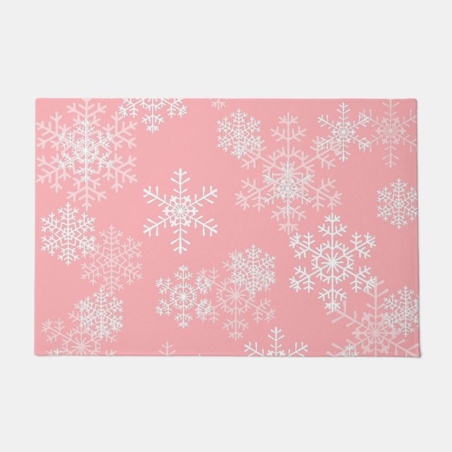 Christmas Snowflakes Doormat (Front)