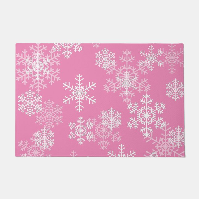 Christmas Snowflakes Doormat (Front)