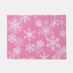 Christmas Snowflakes Doormat