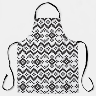 Christmas Snowflakes Fair Isle Seamless Patternart Apron