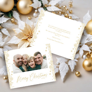 Christmas Snowflakes Fancy Modern Minimalist Photo