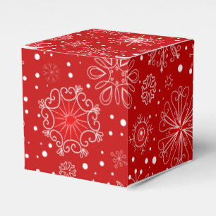 Christmas Snowflakes Favour Box