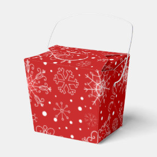 Christmas Snowflakes Favour Box