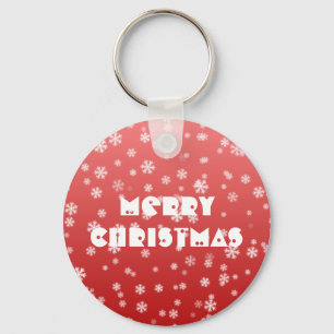 Christmas Snowflakes Key Ring