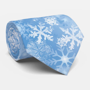 Christmas Snowflakes Men's Tie