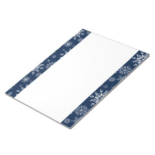 Christmas Snowflakes Notepad
