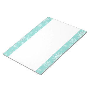 Christmas Snowflakes Notepad