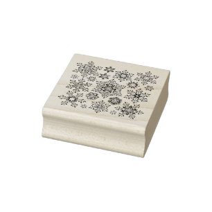 Christmas Snowflakes Stamp