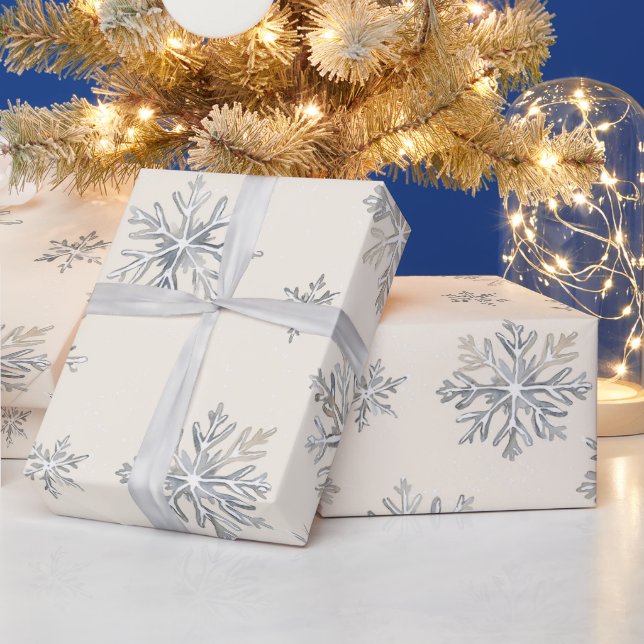 Christmas Snowflakes Wrapping Paper (Holidays)