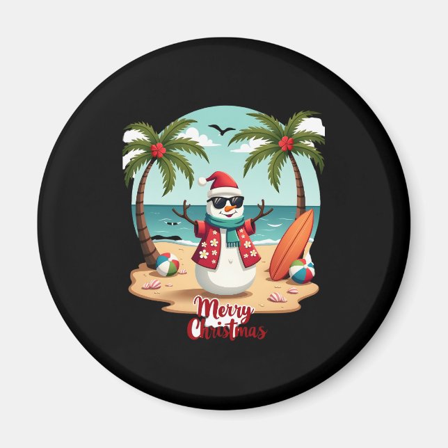 christmas Snowman (1) Magnet (Front)