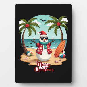 christmas Snowman (1) Plaque
