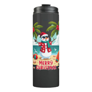 christmas Snowman (2) Thermal Tumbler