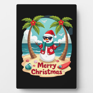 christmas Snowman (4) Plaque
