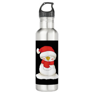 christmas snowman    710 ml water bottle