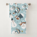 Christmas Snowman Bath Towel Set<br><div class="desc">Christmas Snowman Bath Towel Set
Turn your bathroom into your own personal oasis with a custom towel perfect for drying you off in style.</div>