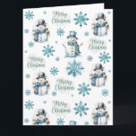 Christmas Snowman  Card<br><div class="desc">Christmas Snowman Card</div>