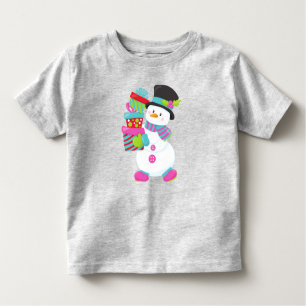 Christmas Snowman, Carrot Nose, Gifts, Presents Toddler T-Shirt