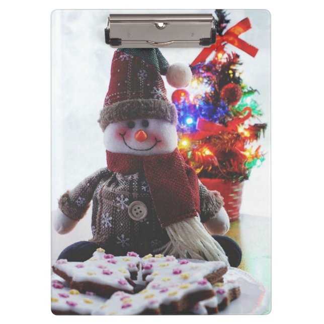 CHRISTMAS SNOWMAN  CLIPBOARD (Front)