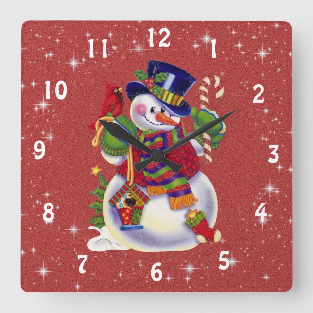 Christmas Snowman clock (Front)