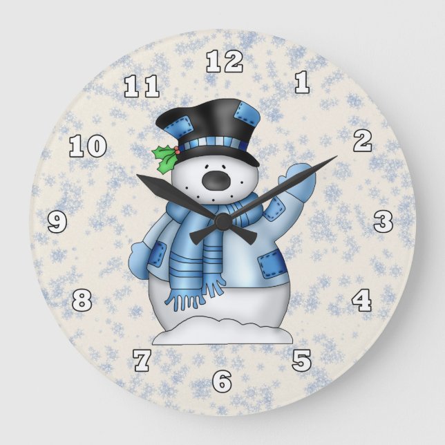 Christmas Snowman clock (Front)