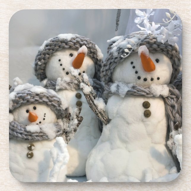 Christmas snowman coaster (Front)