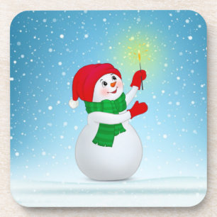 Christmas Snowman Coaster