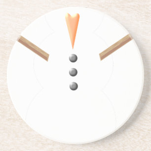christmas snowman coaster