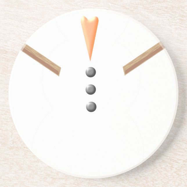 christmas snowman coaster (Front)