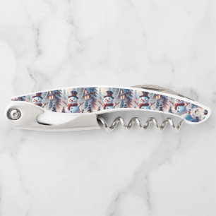 Christmas Snowman Corkscrew