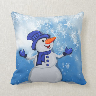 Christmas Snowman Cushion